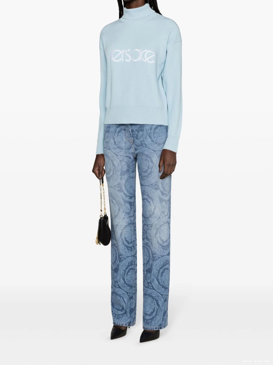 Affordable Women Barocco Versace jeans straight-leg 0703